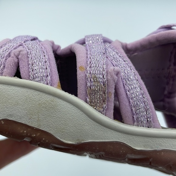 Keen Washable Girls Shoes Sandals SZ 2 Purple Sparkly - Picture 12 of 12